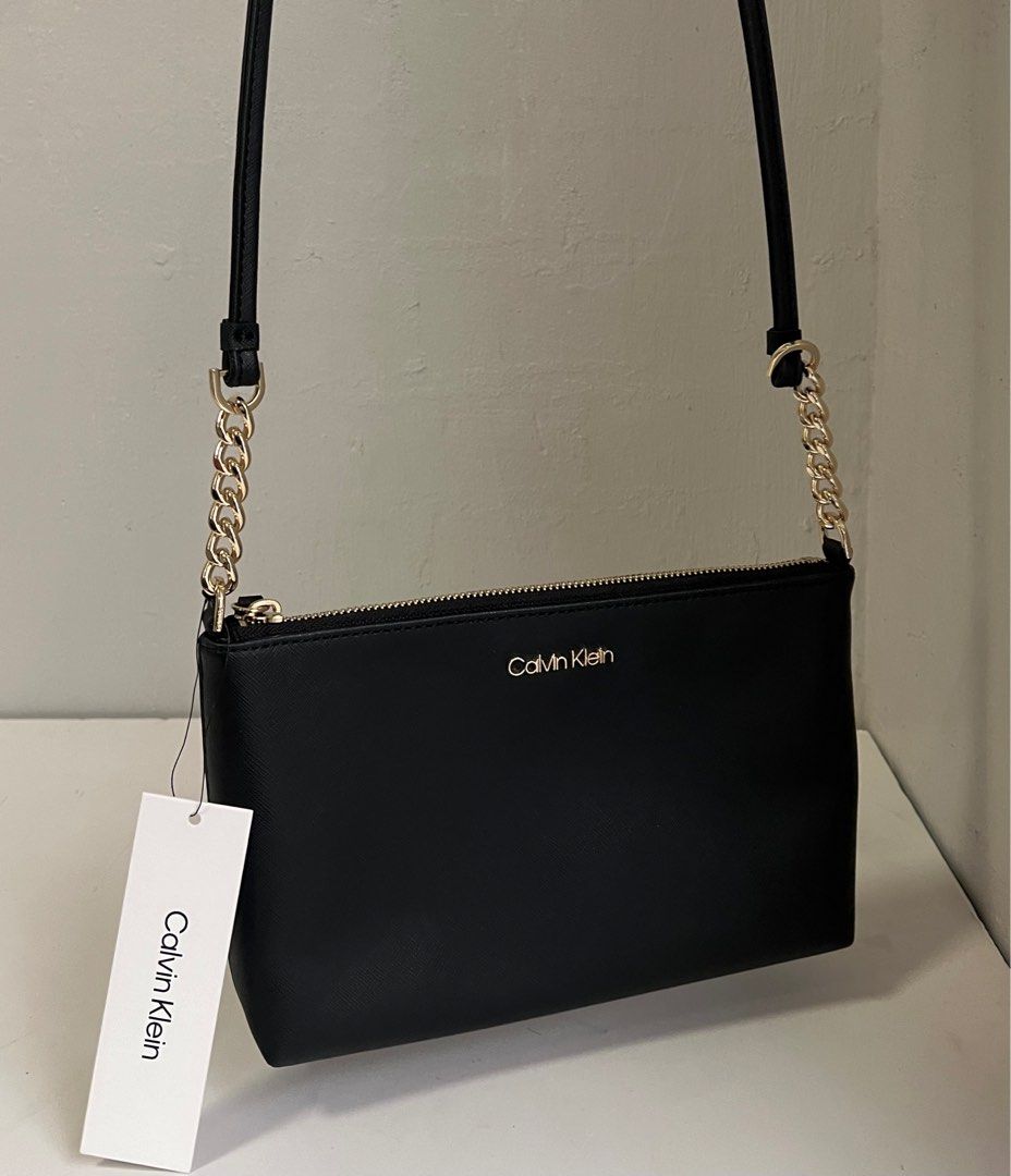 Calvin Klein Hayden Saffiano Crossbody Bag Women s Fashion Bags Wallets Cross body Bags on Carousell