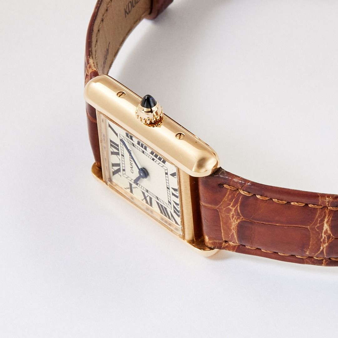 Cartier Tank Louis Cartier Yellow Gold Silver Dial 22mm W1529856 Wristcheck
