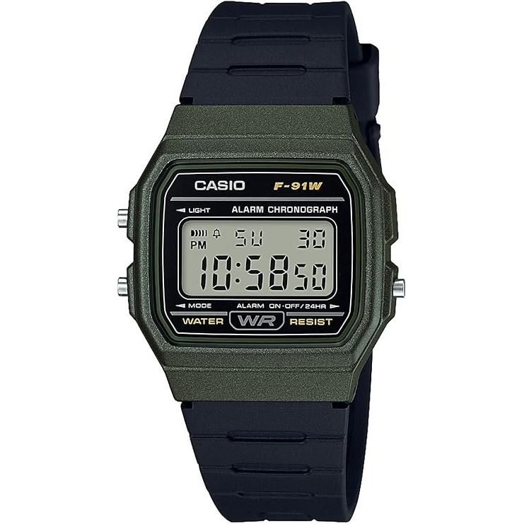 Casio F91W Japan Exclusive Khaki F 91WM 3AJH Men s Fashion Watches Accessories Watches on Carousell