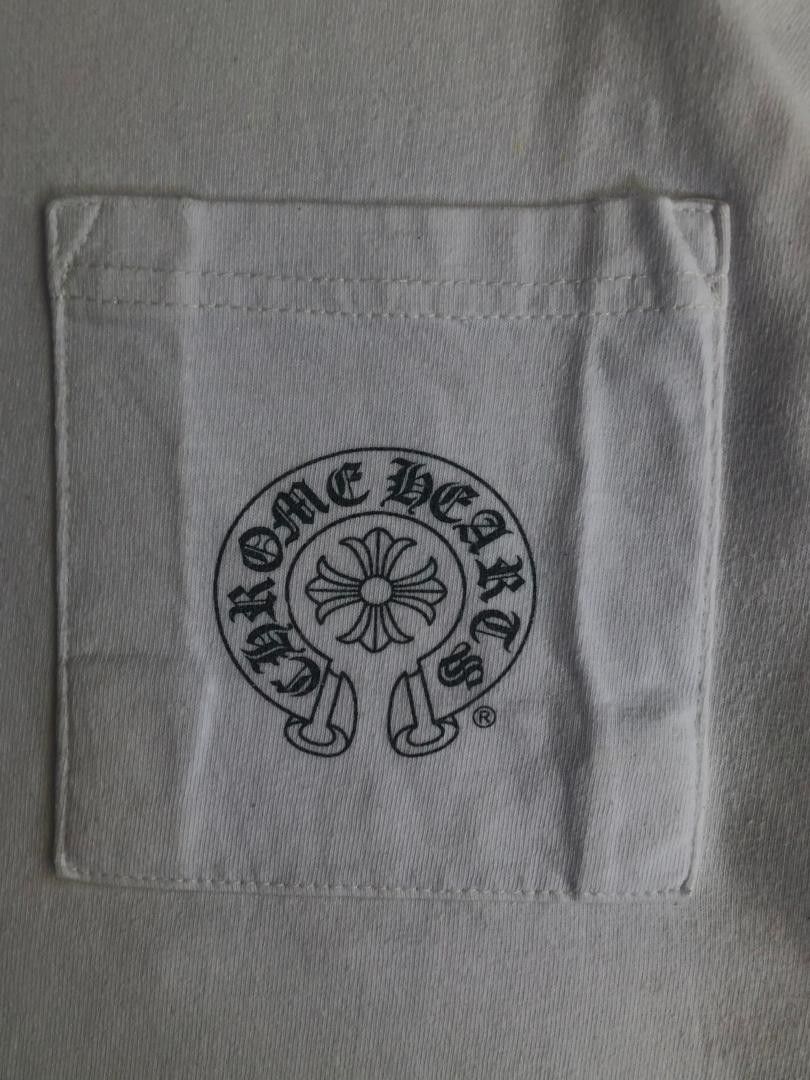 Chrome Hearts Pocket Tee, Men's Fashion, Tops & Sets, Tshirts & Polo