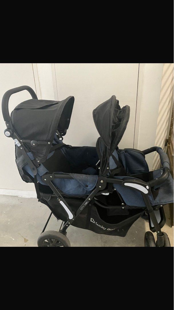 Lucky baby twin stroller new arrivals