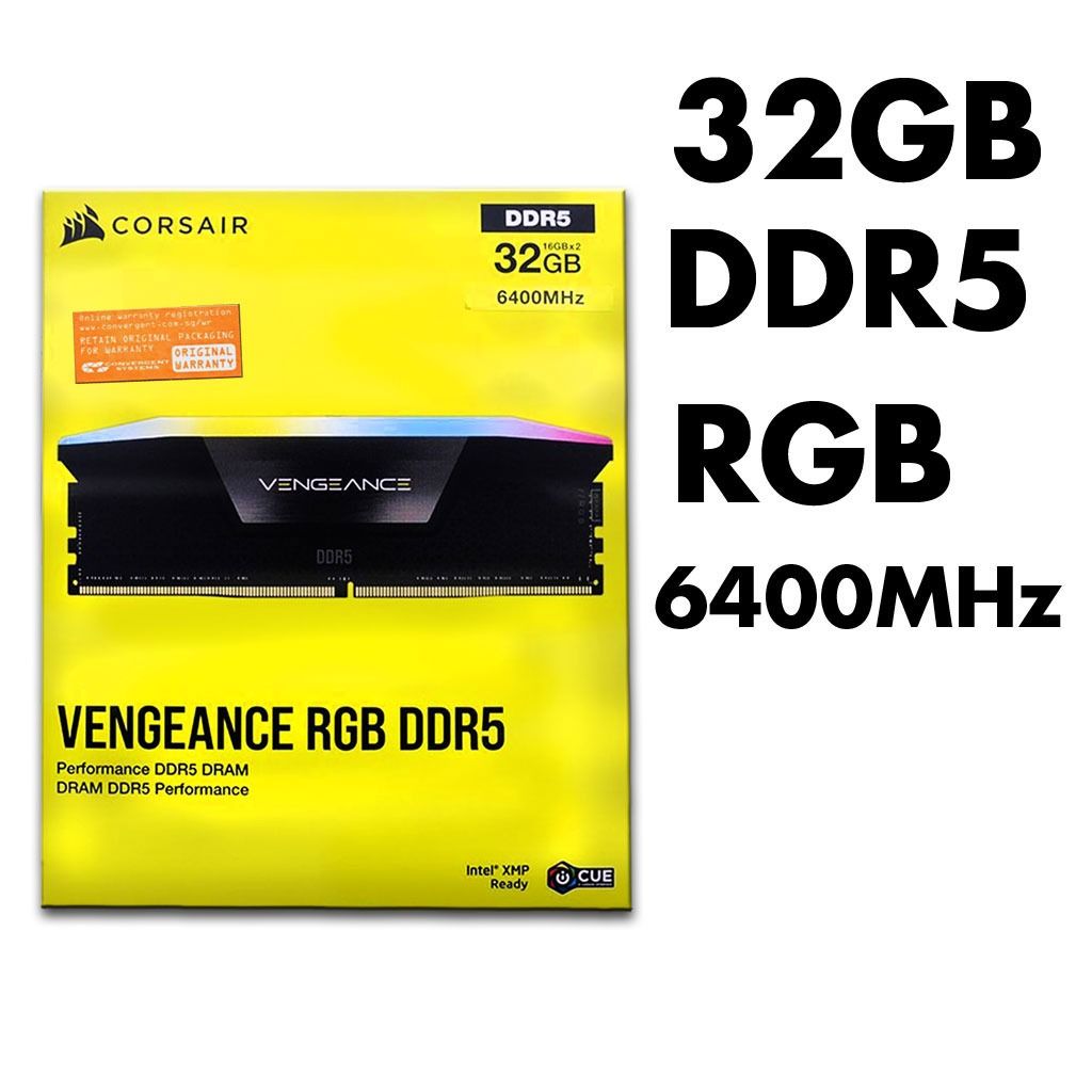 Corsair Vengeance RGB DDR5 RAM 32GB 6400MHz, Computers & Tech