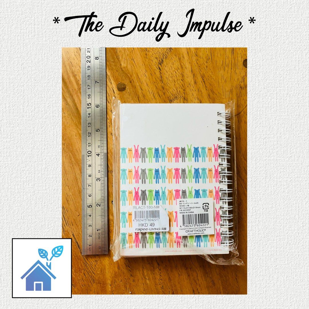 Craftholic Notebook (Category: Stationery & School Supplies) located in Makati City. Submitted by the_daily_impulse (Listing ID 1325139893, Image 2). Description: ▪️Brand new; Never been used 🆕 ▪️Purchased from Hong Kong 🇭🇰 ❌ NO RETURN / REFUND ❌.
