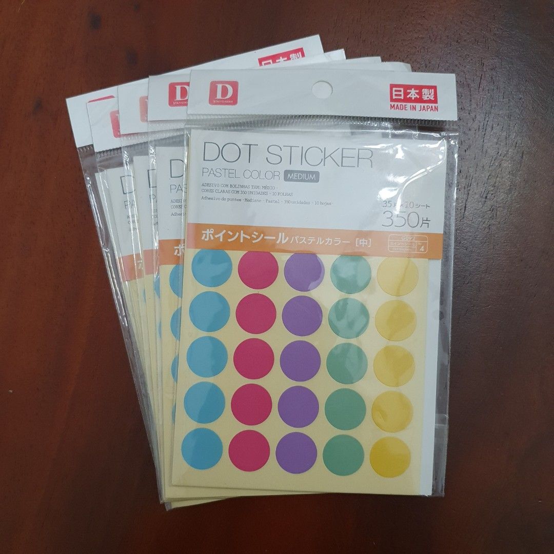 Dot sticker label, Hobbies & Toys, Stationary & Craft, Other Stationery ...
