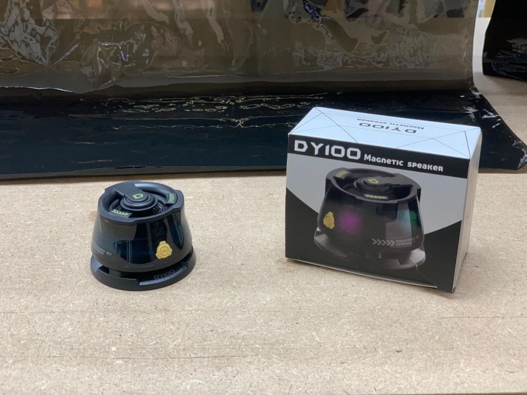 DY100 Magnetic Speaker Portable Bluetooth 5.3 EDR RGB Lighting, Audio ...
