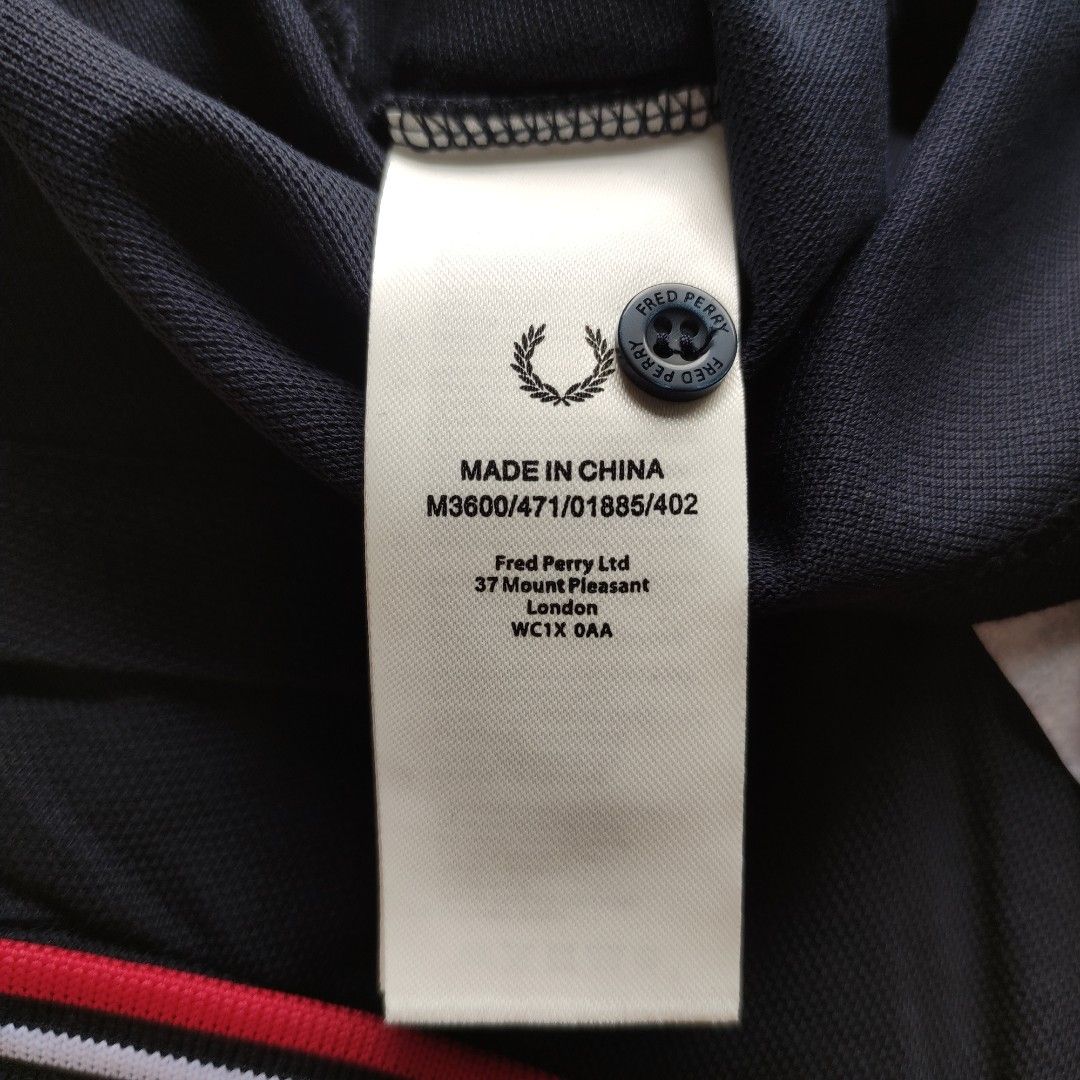 Fred Perry Twin Tipped Polo M3600 471 Size S