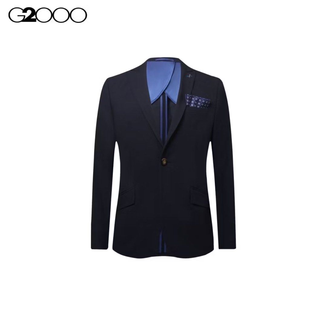 G2000 Office Wedding Casual Suite Blazer, Men's Fashion, Coats