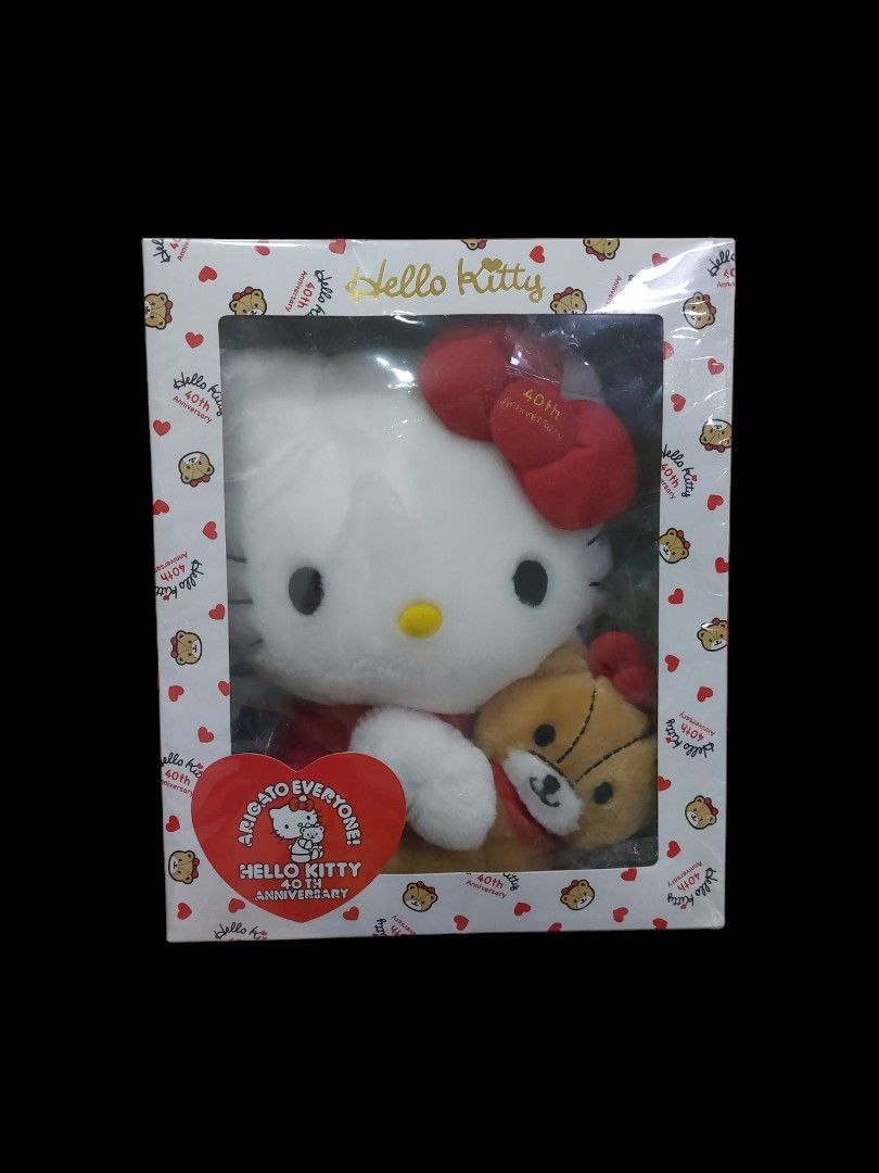 Hello kitty 40th anniversary plush online