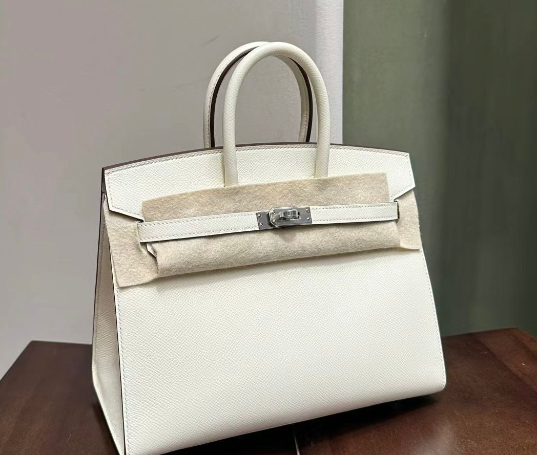 Hermes Birkin 25 Nata Epsom PHW 24072707 Luxury Bags Wallets on Carousell