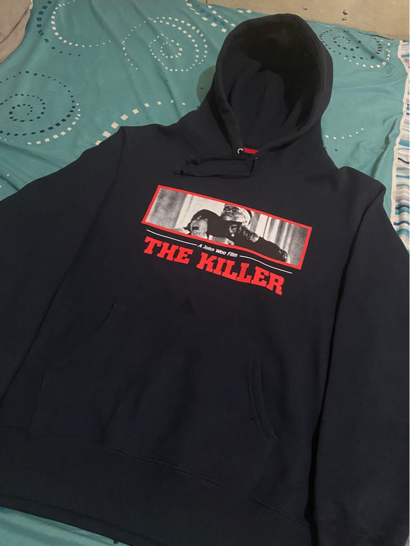 HOODIE SUPREME X THE KILLER Fesyen Pria Pakaian Atasan di Carousell