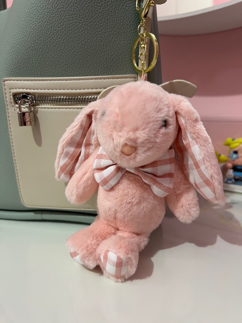 HOUSE OF LITTLE BUNNY (HOLB) BUNNY / RABBIT KEYCHAIN, Women's Fashion ...