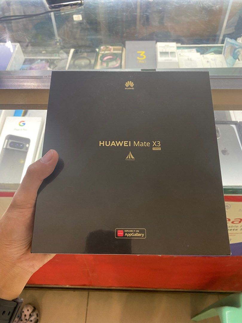 Huawei Mate X3 12/512gb (Category: Huawei) located in San Juan City. Submitted by rodelmarllemit (Listing ID 1325179475, Image 1). Description: Brand new Huawei Mate X3 Rom: 512gb Ram: 12gb 7 days replacement Facebook Page: Helu’s Gadgets Txt or Call •09266836637 Mode of Payment: •Cash •Bank Transfer •GCash & Paymaya Installment: •Credit Card •Ggives •Cash on Delivery •Shipping •Meet Up •Trade In You can visit our Physical store in Stall number Y
