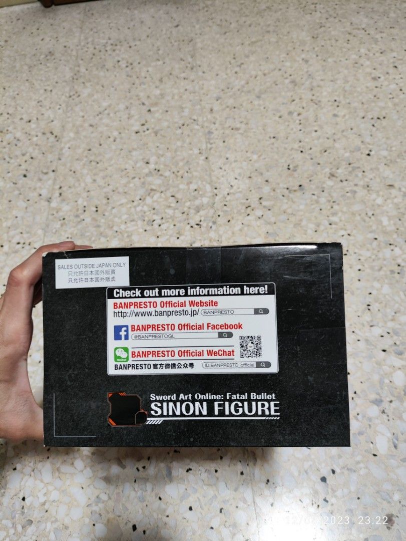 Ichiban Kuji Sword Art Online Fatal Bullet Sinon Anime Figure Figurine Statue Kuji DXF Grandista Aniplex Artfx Kotobukiya POP Megahouse Figuarts Banpresto Furyu Taito Exq (Category: Toy Figures) located in Singapore. Submitted by ToysInc (Listing ID 1325207085, Image 5). Description: .