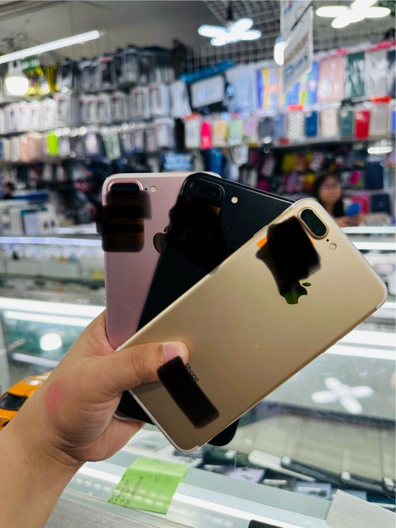 Iphone 7+ 32gb 100% batt FU RUSH! (Category: iPhone 7 Series) located in San Juan City. Submitted by javedsgadgetshop (Listing ID 1325265224, Image 2). Description: OPEN FOR INSTALLMENT VIA CREDIT CARD/GGIVES/SPAY/BILLEASE & SWAP/TRADE-IN! BUY AND SELL! Quick Specs : Iphone 7+ •32gb •NTC Variant •100% batt health •Factory Unlock •95% Smoothness •No hidden issue | No Repaired •100% Authentic | Not Refurbished •w/ OEM Charger & store warranty ❣️ - 