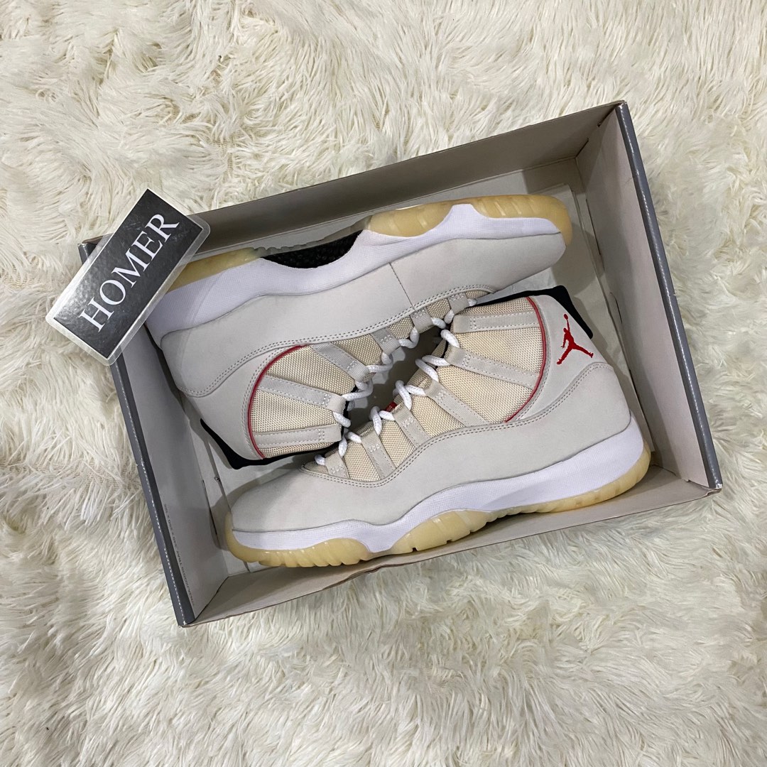 Jordan 11 Platinum Tint Men s Fashion Footwear Sneakers on Carousell