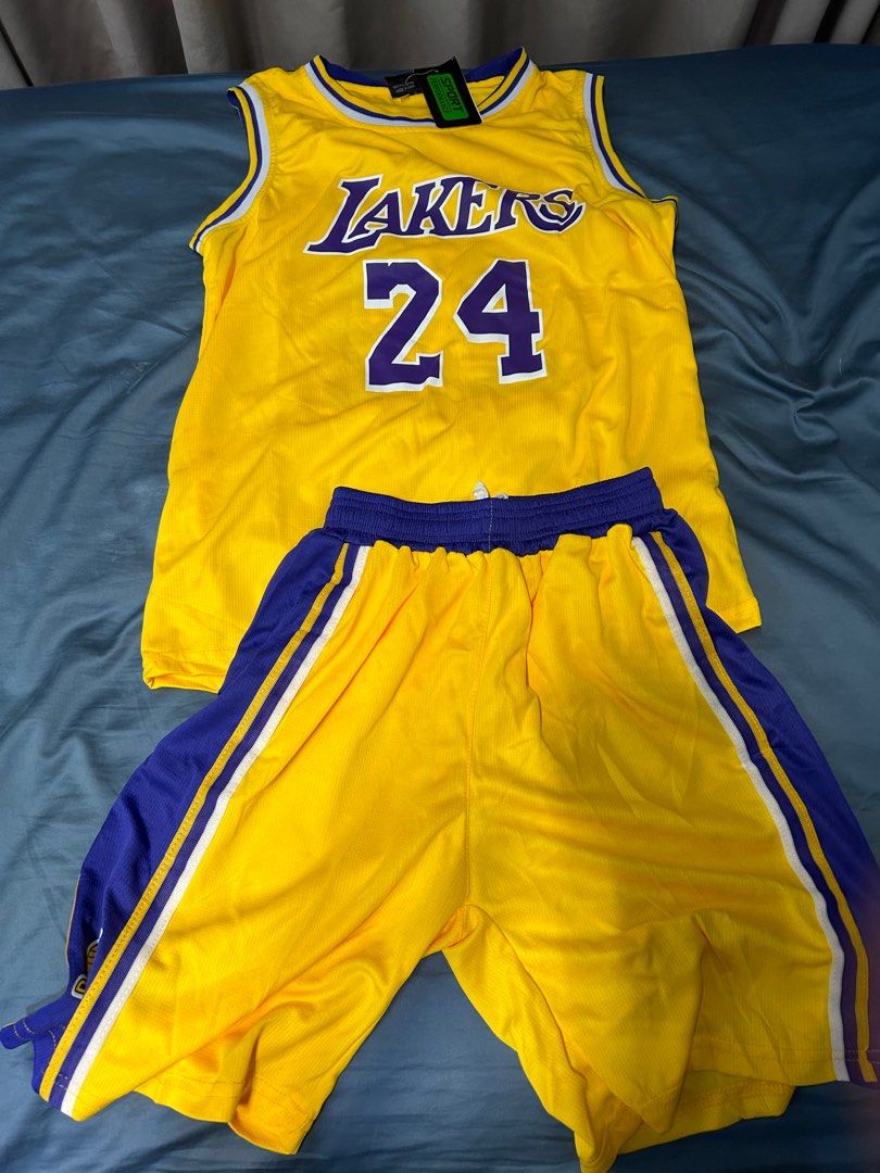 Kobe Bryant Jersey 24 yellow Men s Fashion Activewear on Carousell
