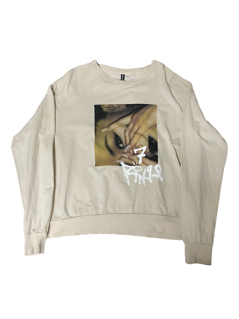 large ariana grande 2019 grandaritour sweater h m Women s Fashion Coats Jackets and Outerwear on Carousell