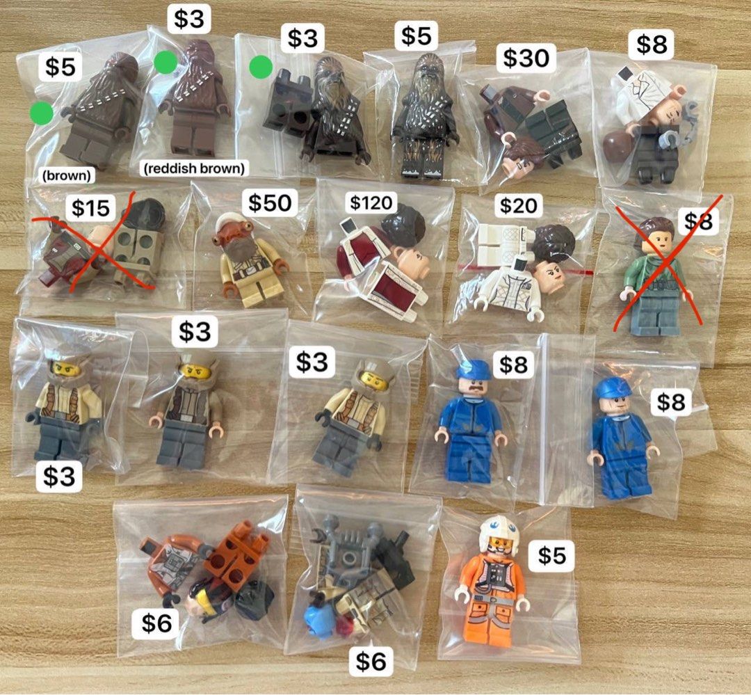 Lego Star Wars Rebel Minifigures