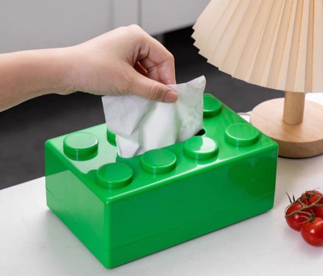 Lego tissue box holder
