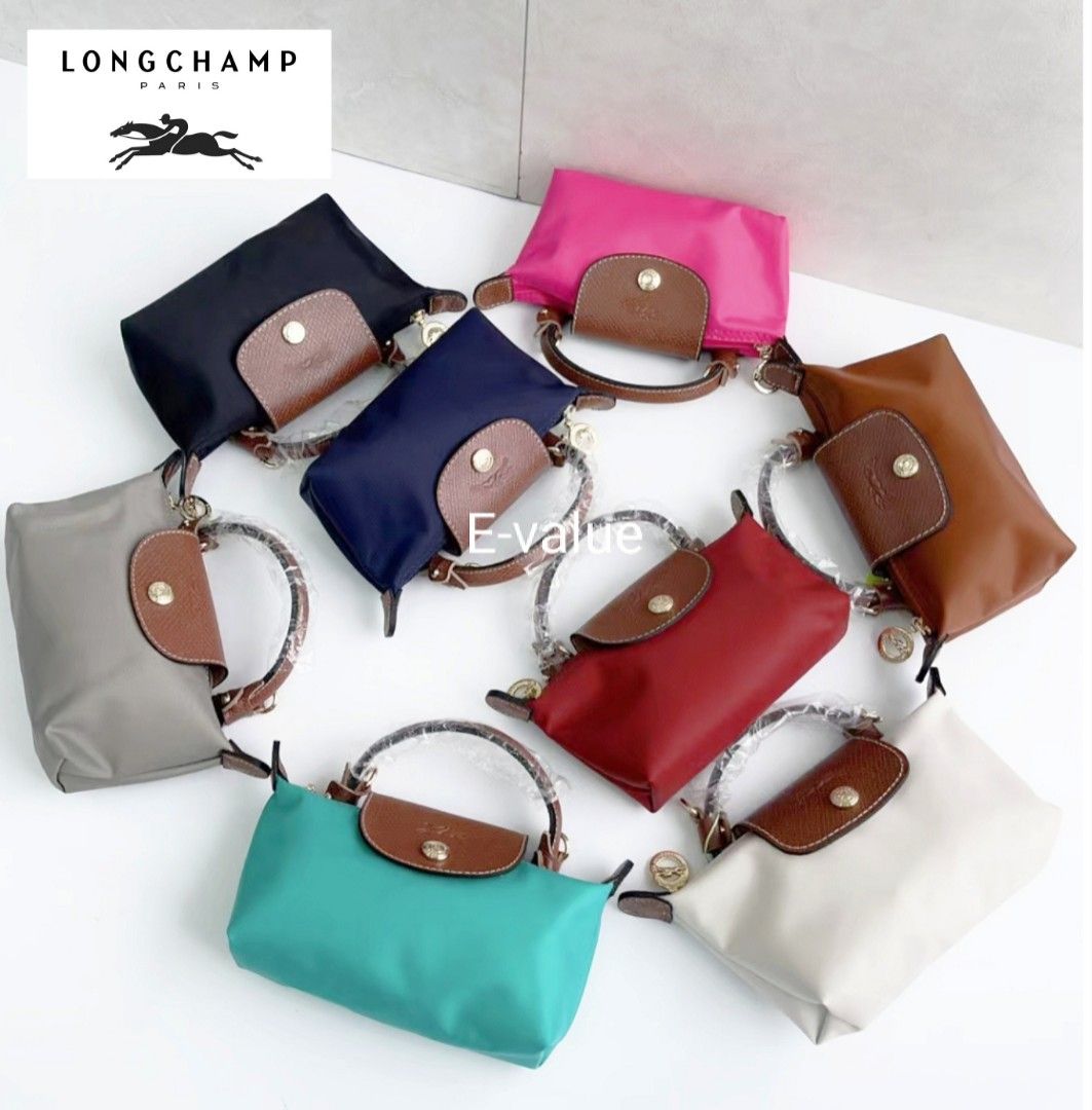 Longchamp Original Le Pliage Pouch With Handle Crossbody Sling Bag For Women Come With Complete Set Suitable For Gift