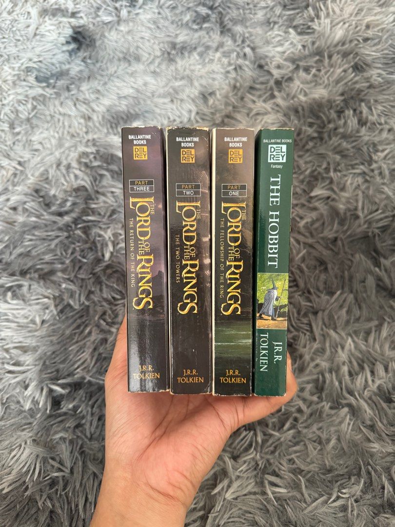 Lord of the Rings Trilogy + The Hobbit by J.R.R. Tolkien (MMPB ...