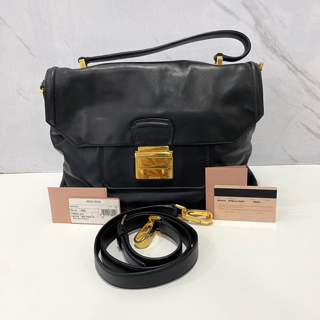 ｍiumiu ハンドバッグ 2WAY RN1078 楽天市場】【送料無料】【本物】美品☆miumiu☆ミュウミュウ