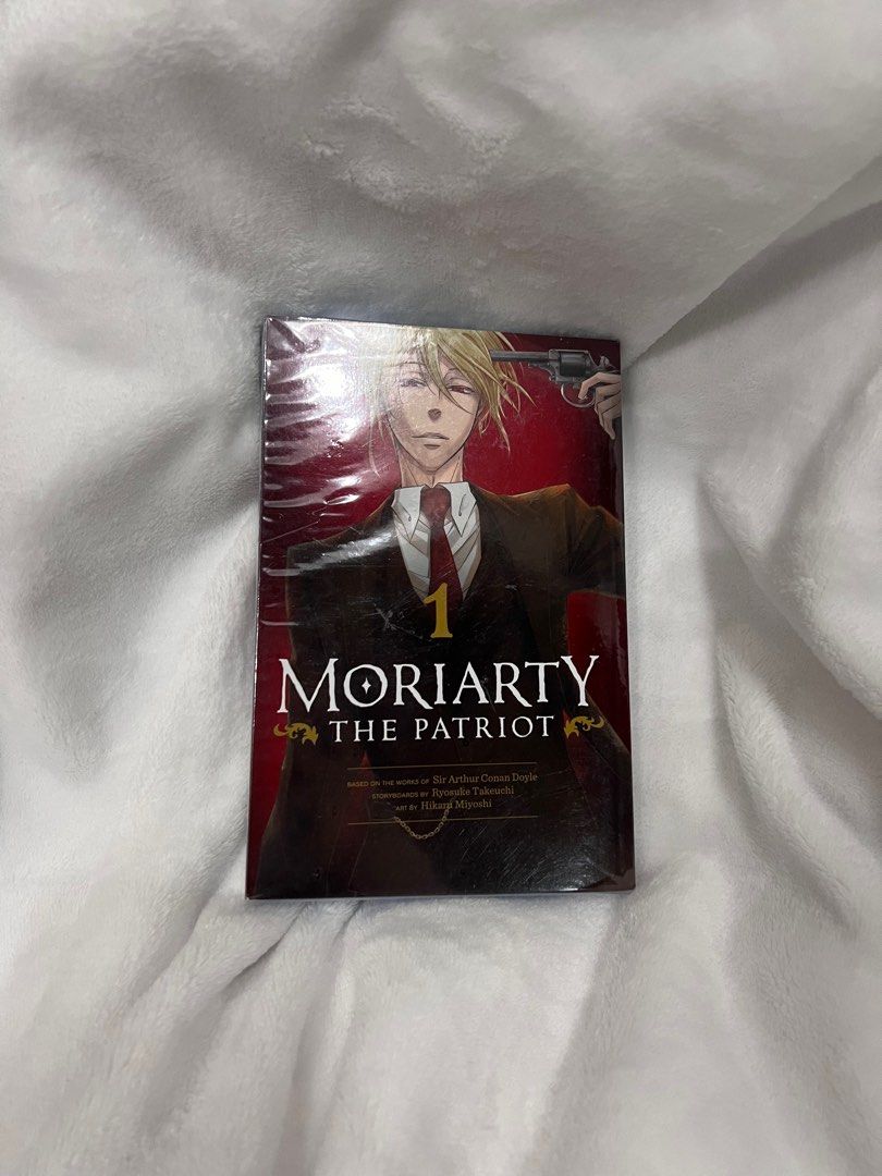 Moriarty The Patriot Volume 1 (Category: Storybooks) located in Taguig. Submitted by levlover (Listing ID 1325155247, Image 1). Description: - BRAND NEW. See photos. - Seal is still intact, can be used as a gift - Got it at Fullybooked - Super steal!! SRP is ₱559 - RFS: Decluttering :( will keep if no one buys.