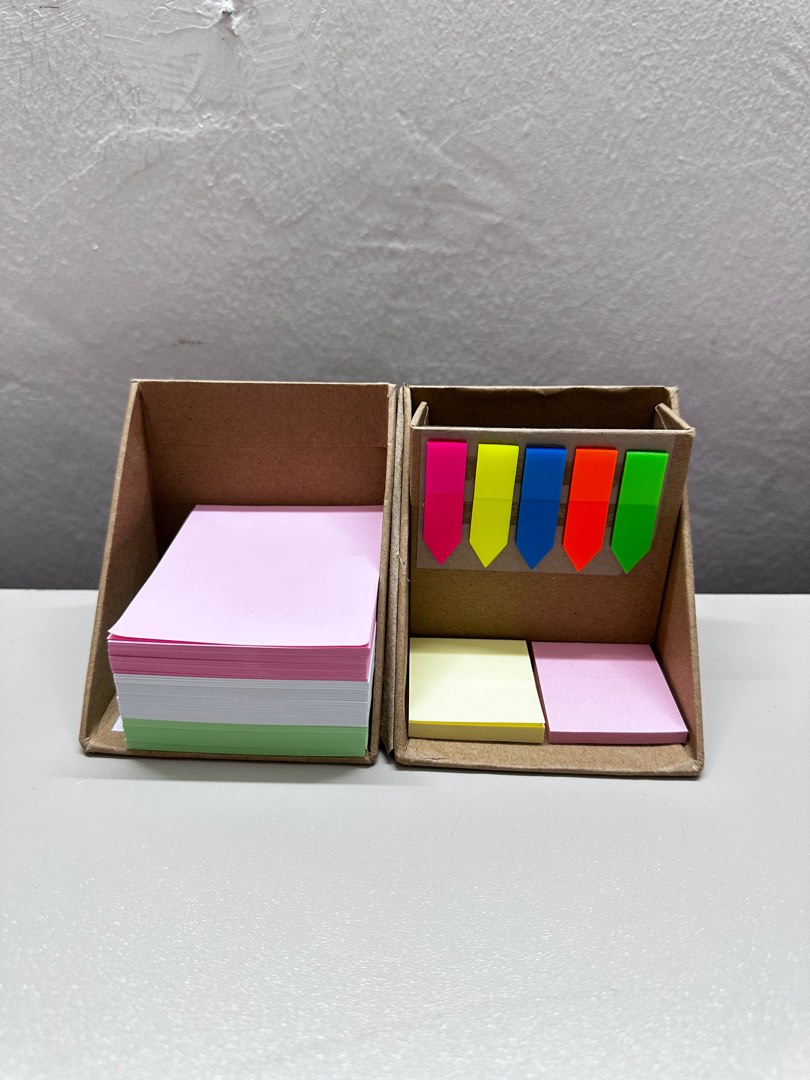 Muda Sticky Notes + Notepad Box Set, Hobbies & Toys, Stationery & Craft ...
