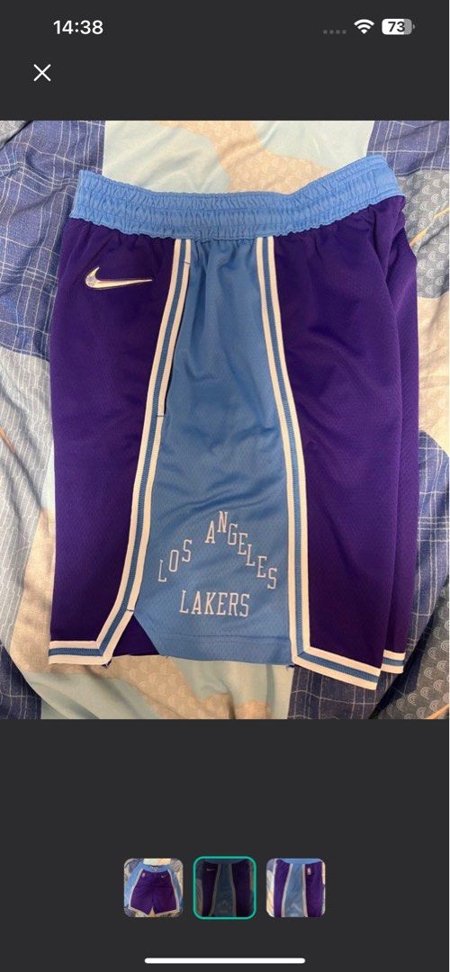 los angeles lakers nike city edition swingman short