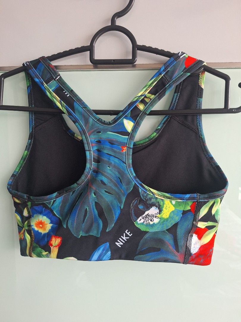Nike Sports Bra forest floral print Women s Fashion Activewear on Carousell
