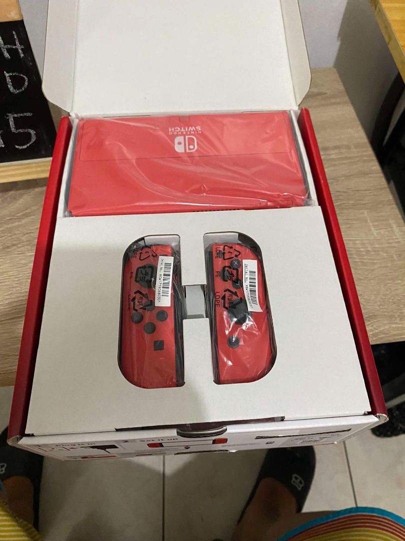 Nintendo Switch OLED Mario Ed with Warranty, Video Gaming, Video Game ...