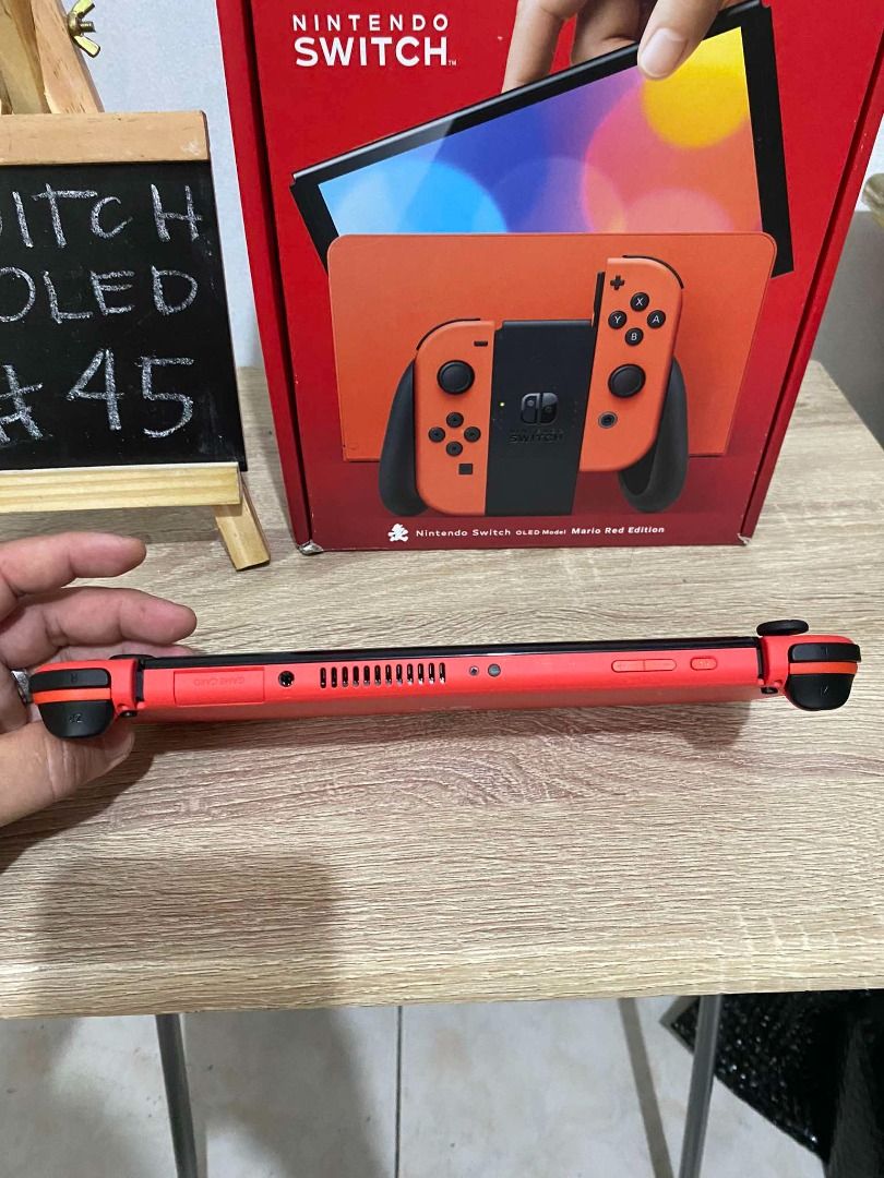 Nintendo Switch OLED Mario Ed with Warranty, Video Gaming, Video Game ...