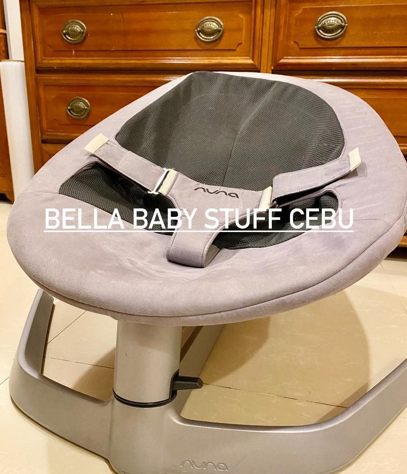Nuna Leaf Baby Swing (Category: Cots & Cribs) located in Cebu City. Submitted by bellababystuffcebu (Listing ID 1325124312, Image 1). Description: Nuna Leaf Baby Swing Preloved Like New Please see video for reference https://fb.watch/uwj1NuZpjY/? PICK UP TALISAY | DELIVERY BUYERS EXPENSE #nunaleaf #nunaleafforsale.