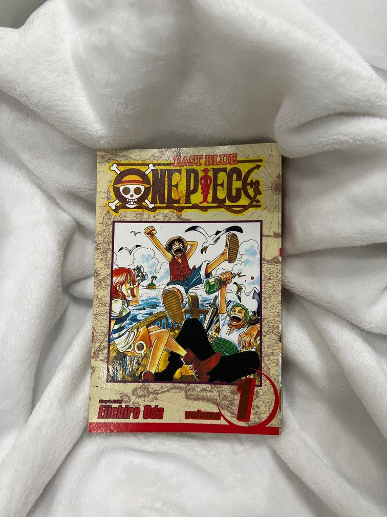 One Piece Volume 1 (Unsealed) (Category: Comics & Manga) located in Taguig. Submitted by levlover (Listing ID 1325155886, Image 3). Description: - Unsealed - Slight discoloration on pages - English translated.
