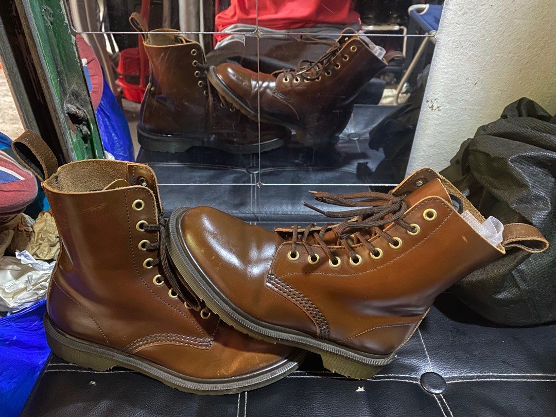 ORIGINAL Dr Martens 1460 Boanil Brush UK3 Women s Fashion Footwear Boots on Carousell