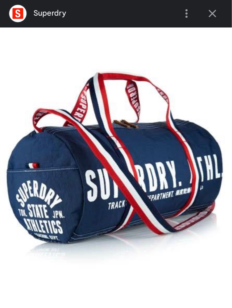Original Superdry T F Barrel Bag 23L Vintage vibe Men s Fashion Bags Sling Bags on Carousell