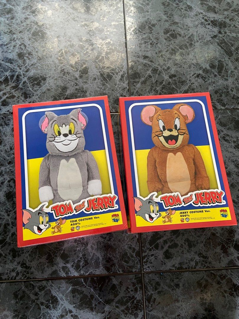 Physical stock 400% Tom and Jerry costume bearbrick be@rbrick