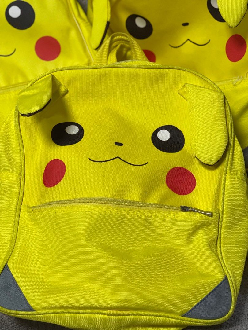 Pikachu bag (Category: Diaper Bags & Wetbags) located in Quezon City. Submitted by swiftturtle_0b2e05 (Listing ID 1325130304, Image 3). Description: Pikachu bag - 350 each bag.