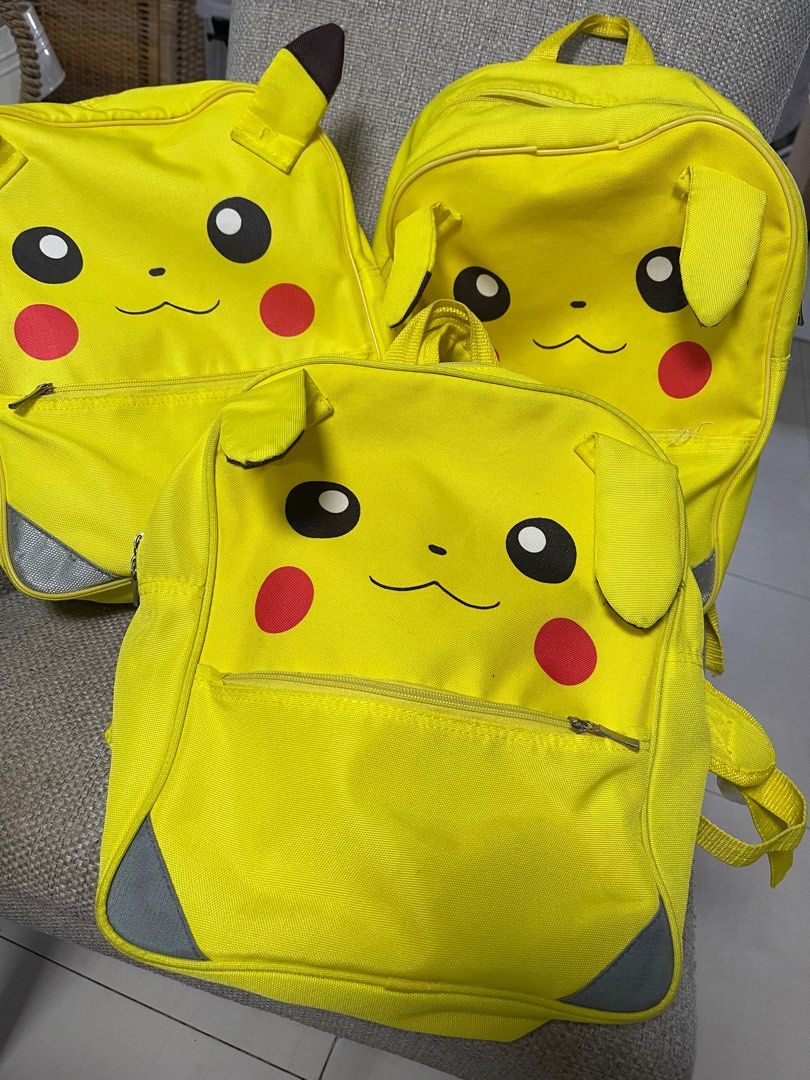 Pikachu bag (Category: Diaper Bags & Wetbags) located in Quezon City. Submitted by swiftturtle_0b2e05 (Listing ID 1325130304, Image 1). Description: Pikachu bag - 350 each bag.
