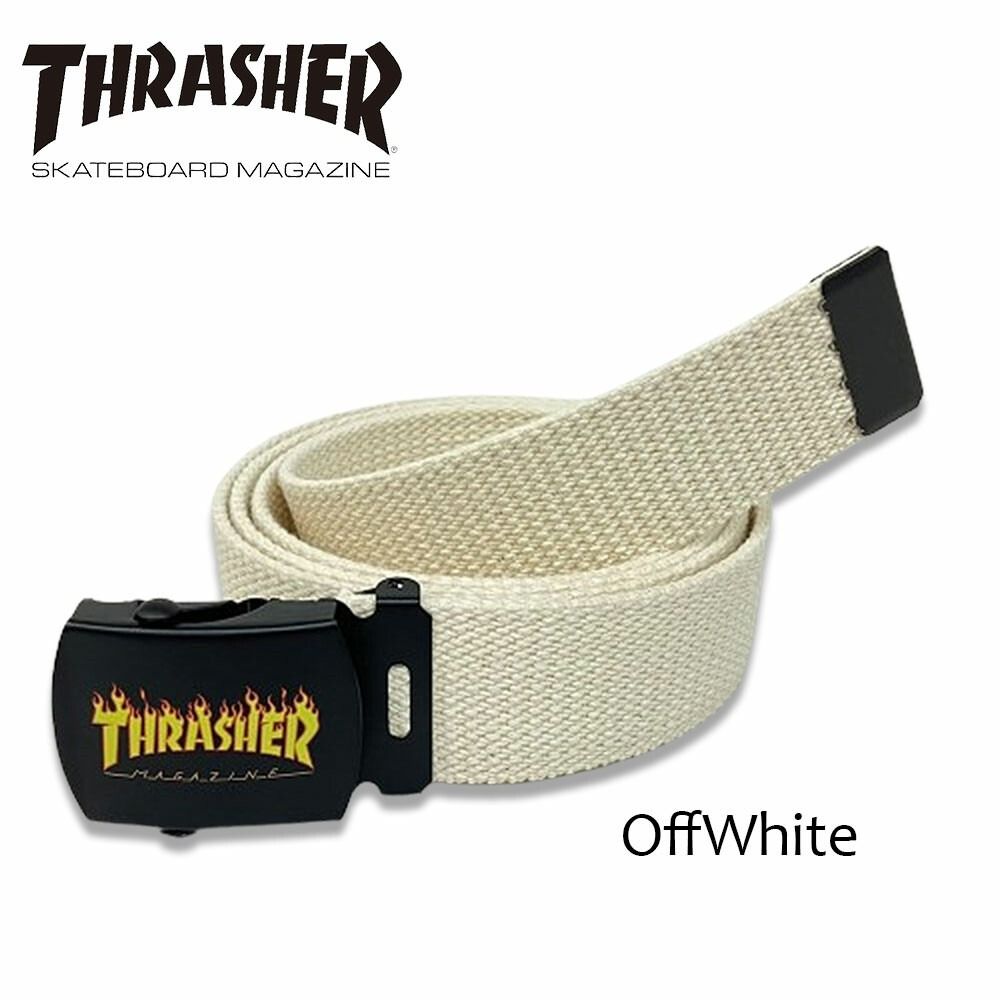 PRE ORDER Made in Japan THRASHER GI belt logo on buckle 9 colours GI 9