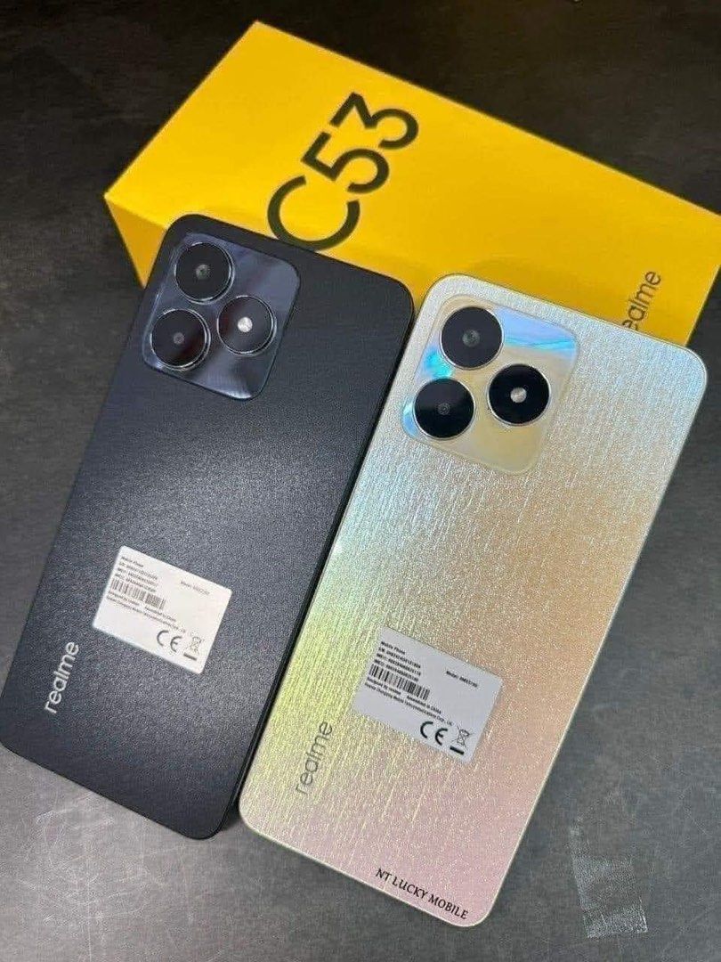 REALME C53 6+6/128gb (Category: Realme) located in Manila. Submitted by annafinds (Listing ID 1325265008, Image 2). Description: 🔥BER MONTH PROMO SALE 🔥 RESTOCK 😍✨ Experience our new model REALME C53 6+6/128gb ‼️ with warranty and freebies 🔥 ✅SALE 7,499 ONLY 😱✨❤️ SPECS ✅6GB RAM + 128GB STORAGE ✅6.74”+ 1080x2400 pixels ✅50MP + 1080p ✅5000mAh Li-Po ✅33W wired .