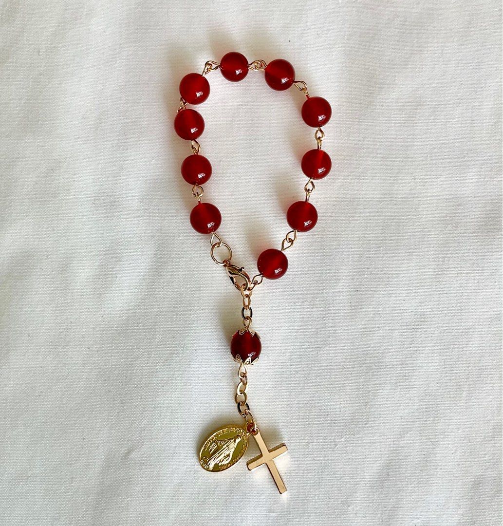 Catholic red bracelet online
