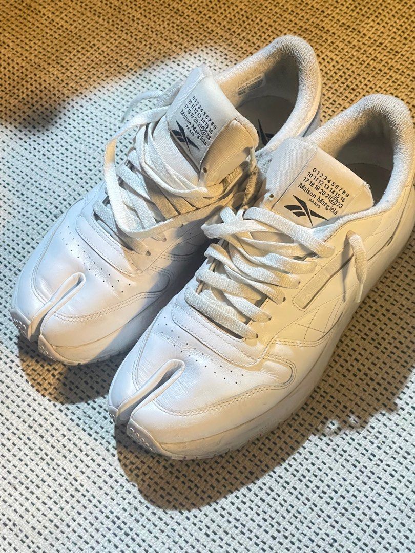Reebok x Maison Margiela Classic Leather Tabi Women s Fashion Footwear Sneakers on Carousell