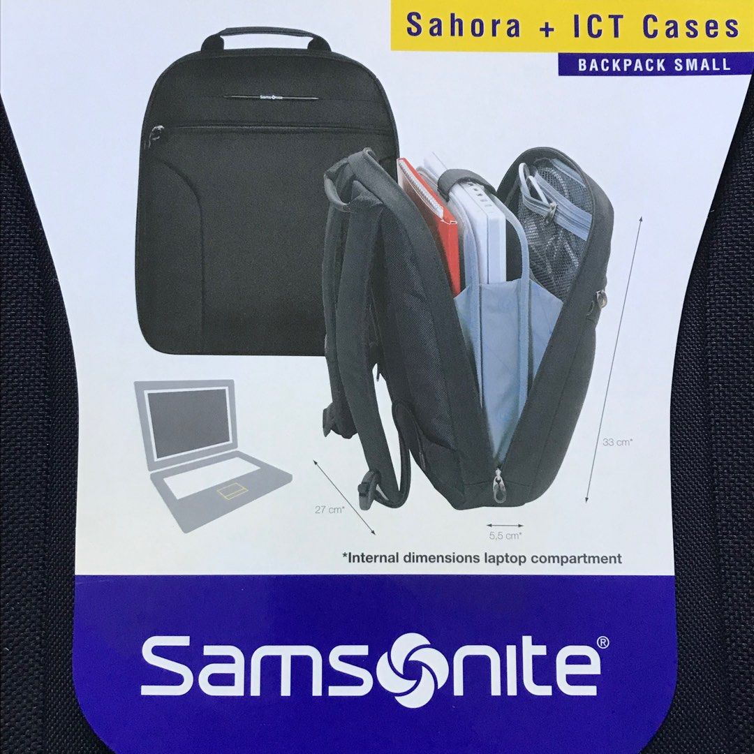 Samsonite Sahora Business Backpack W33 H42 D10 cm Computers Tech Parts Accessories Laptop Bags Sleeves on Carousell