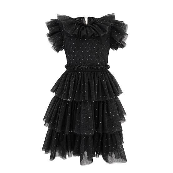 Spinkie Wednesday (Category: Babies & Kids Fashion) located in Muntinlupa City. Submitted by pushpop02 (Listing ID 1325230899, Image 1). Description: Spinkie Wednesday dress worn Once. Size 6-7 Bought at Spinkie Glorietta for 3,250.