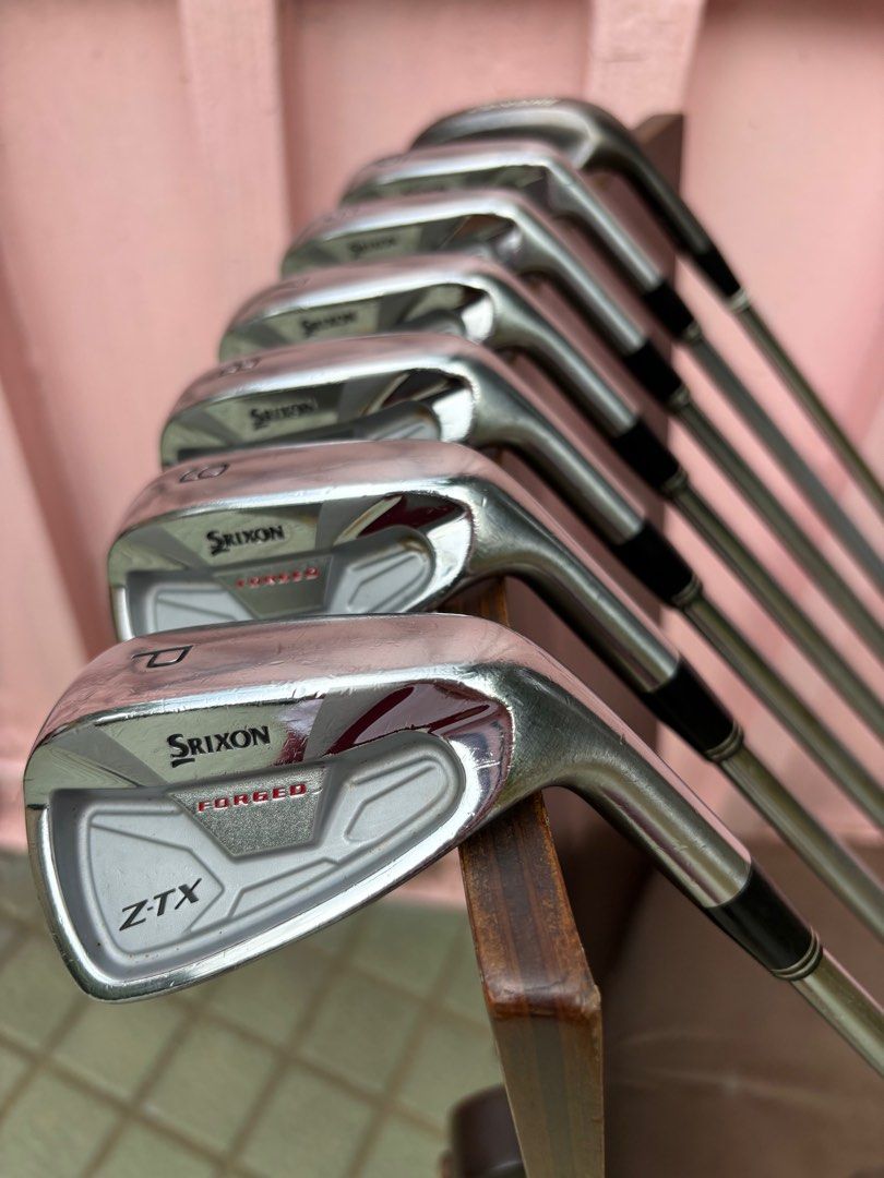 Srixon Z-TX Golf Set with Srixon Bag (Category: Golf) located in Manila. Submitted by eclipse58 (Listing ID 1325137833, Image 2). Description: COMPLETE 2011 Srixon Z-TX Forged Golf Set ✅️ 5-9 Irons, Pitching Wedge & Cleveland 52 degree Wedge ✅️ Srixon ZR-650 Driver, Srixon Z-TX 3 Wood & Srixon Z-725 5 Woods ✅️ Odyssey Dual Force Putter & Srixon Golf Bag ✅️ Original Srixon True Temper Dynamic Gold Steel Shaft & Grips ✅️ Very good condition & NO IS