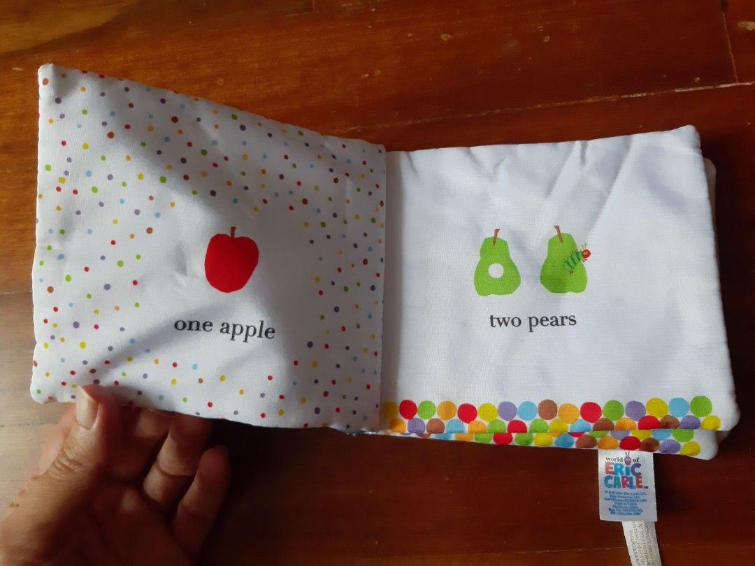 The very hungry Caterpillar soft book for babies, Babies & Kids, Infant Playtime on Carousell