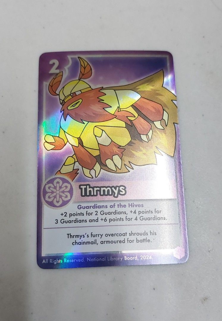 Thrmys Book Bugs Card|Card no. 21|Guardian Bug Card|Book Bugs 5|Shiny card,  Hobbies & Toys, Toys & Games on Carousell