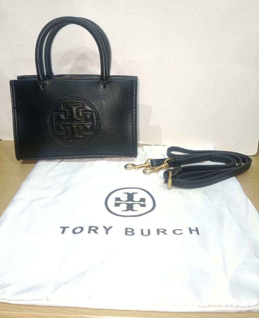 T0r¥ BüR€H Ella Bio Mini Tote (Category: Luxury Bags & Wallets) located in Noveleta. Submitted by simplegirl3 (Listing ID 1325114752, Image 1). Description: T0r¥ BüR€H Ella Bio Mini Tote (Authentic Quality - meaning ALMOST EXACTLY LIKE THE ORIGINAL) Price: 3,099 RFS: bought online but won't be using Includes: Dust bag and Strap only Bag Condition: Almost New, no visible signs of usage Strap Condition: Almost New, no visible signs of usage except 