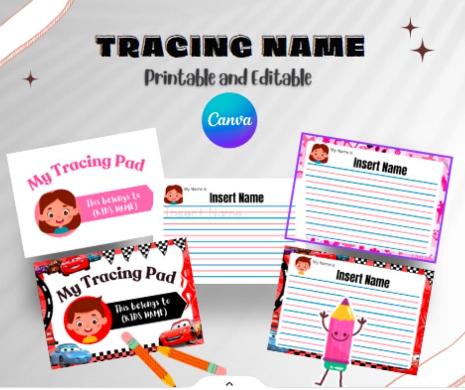 TRACING PAD TEMPLATES FOR KIDS, Hobbies & Toys, Books & Magazines ...